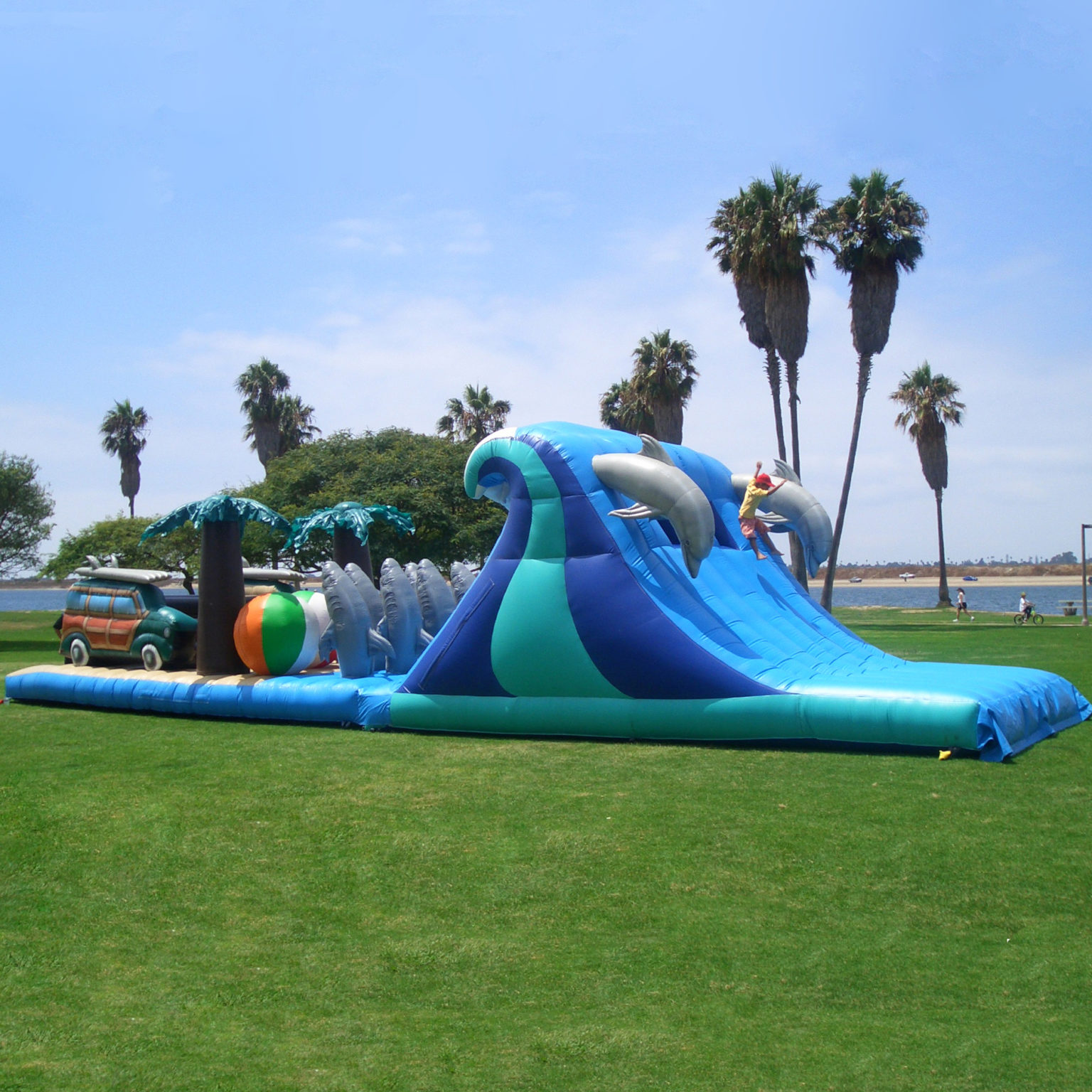 Obstacle Courses Surf Wagon Beach Theme Party Pals