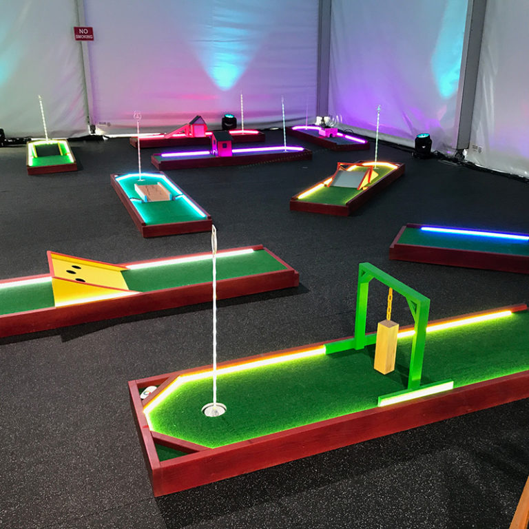 LED Miniature Golf Rentals Party Pals